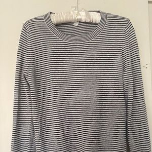 Loft Striped Thumbhole sweater